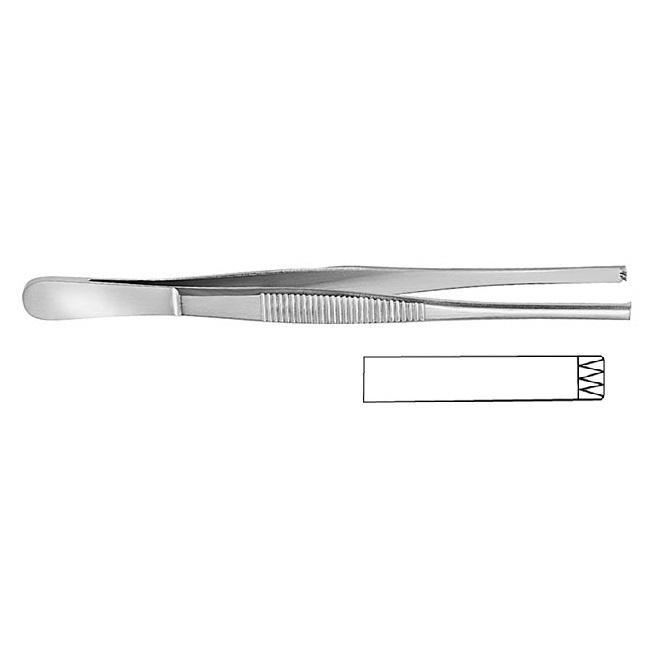 STANDARD Пінцет хірургічний; прямий; 3x4 зубчики; 13,0см. Tontarra Medizintechnik GmbH
